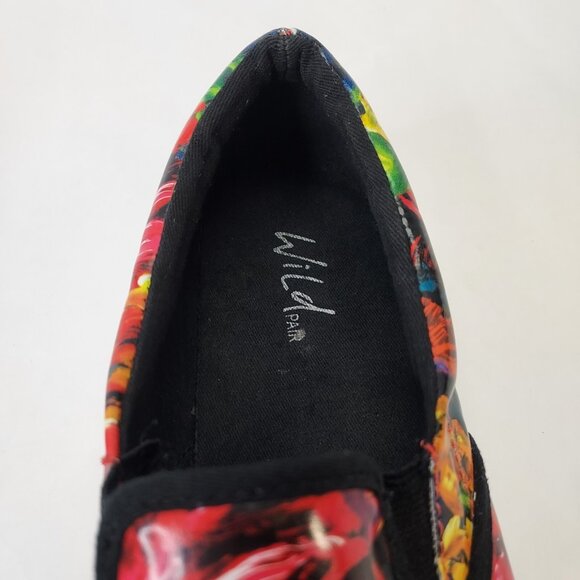 Wild Pair Shoe Alondra Women Size 8.5 Fashion Sneakers Multicolor Floral Slip-On - Picture 10 of 12